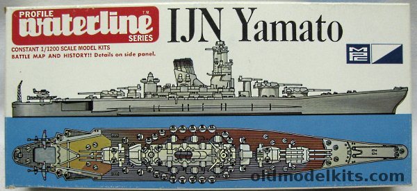 MPC 1/1200 IJN Yamato Waterline Series, 2-4006-110 plastic model kit